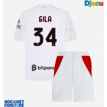 AC Milan Mario Gila #34 Gostujuci Dres za djecu 2026-27 Kratak Rukav (+ Kratke hlače)